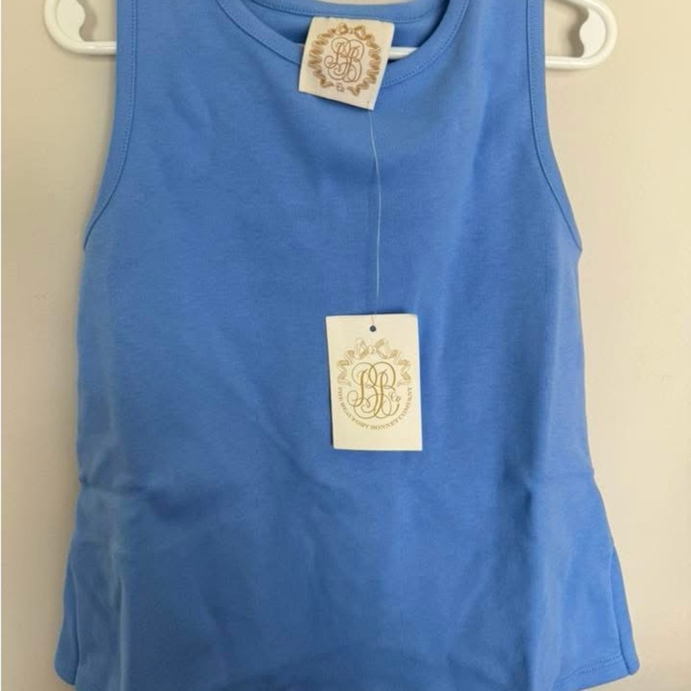 The Beaufort Bonnet Company Sky Blue Tank Top
